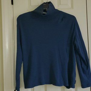 Blue Liz Claiborne Turtleneck